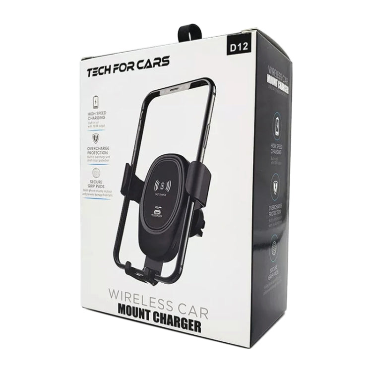 Car Wireless Charger Multifunctional Mobile Phone Wireless Charger Stand, Multifunctional Black