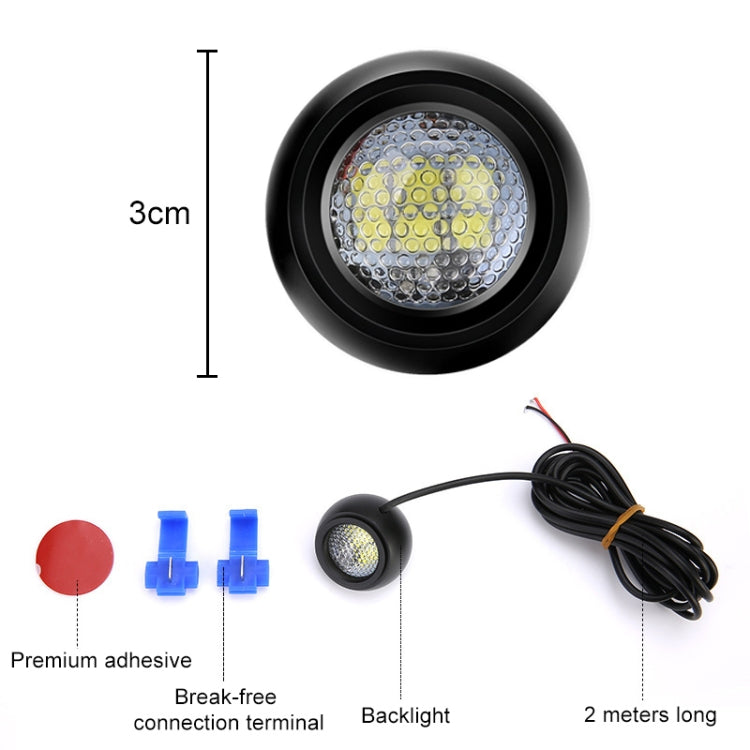 Car LED Super Bright Eagle Eye Reversing Light DC12V / 5W / 6000K / 650LM with Decoding, LED Super Bright 6000K