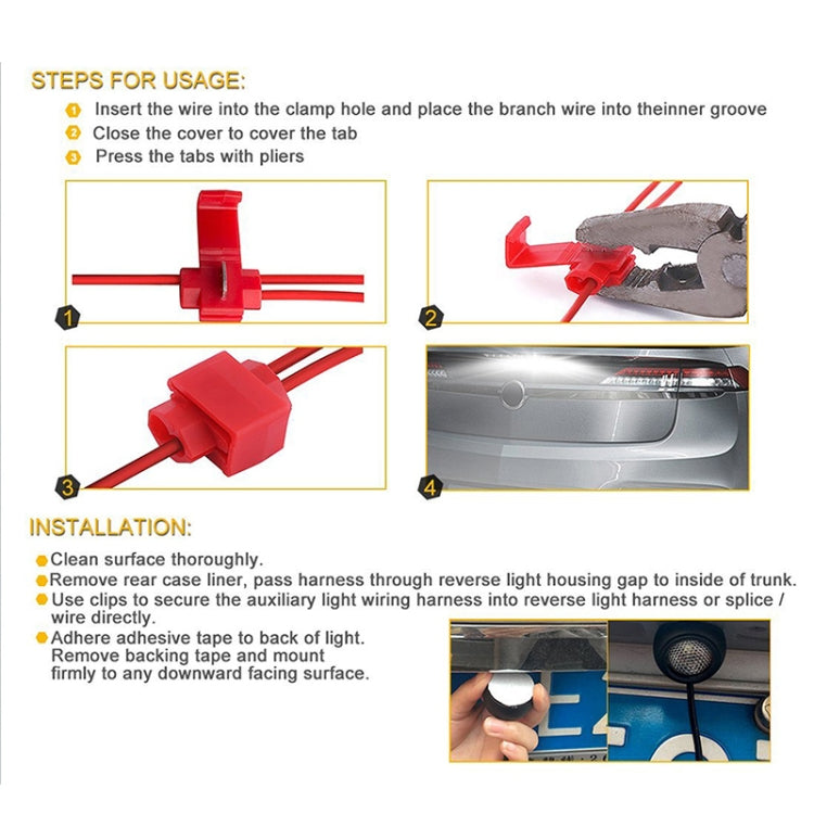 Car LED Super Bright Eagle Eye Reversing Light DC12V / 5W / 6000K / 650LM with Decoding, LED Super Bright 6000K