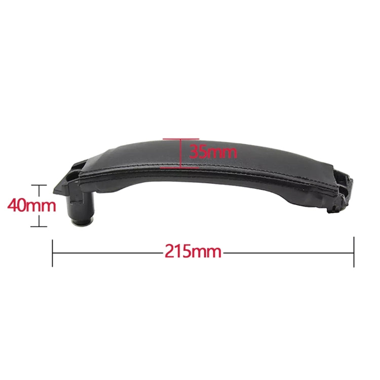 For Land Rover Discovery 2015-2019 Car Frosted Inside Door Right Handle LR076163, Left Driving, Frosted Right Handle