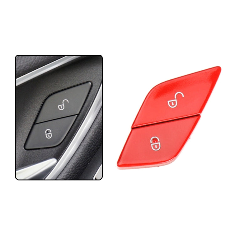 For Mercedes-Benz E-Class 2016-2021 Left Driving Car Left Side Door Lock Switch Buttons 2059055251, For Mercedes-Benz E-Class Left Side (Black), For Mercedes-Benz E-Class Left Side (Red)