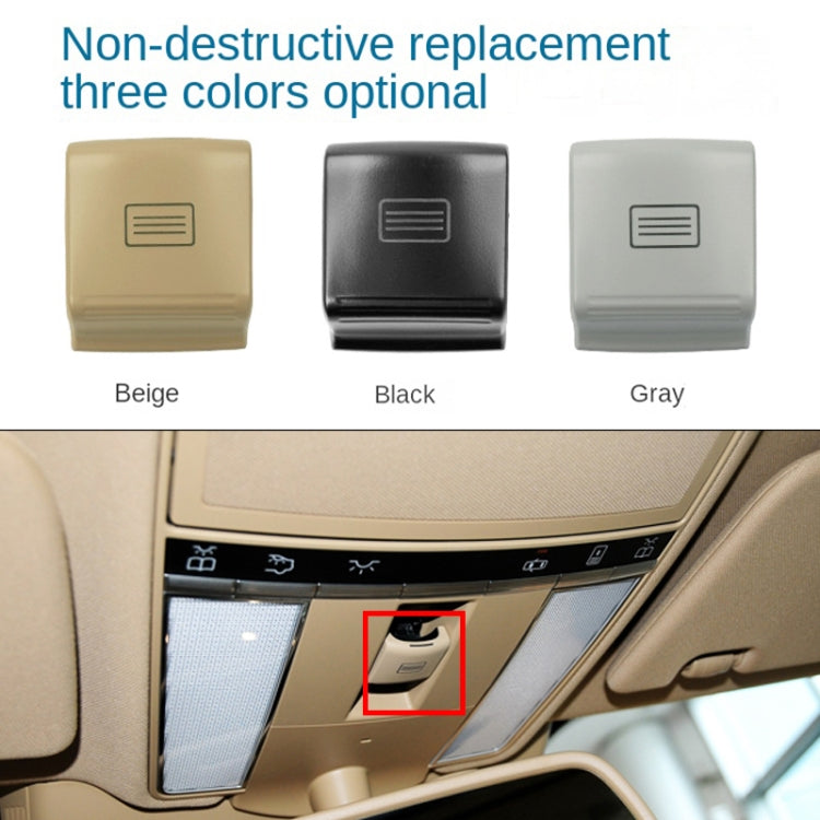 For Mercedes-Benz W221 2006-2013 Left Driving Car Sunroof Switch Button Dome Light Button, For Mercedes-Benz W221(Black), For Mercedes-Benz W221(Grey), For Mercedes-Benz W221(Beige)