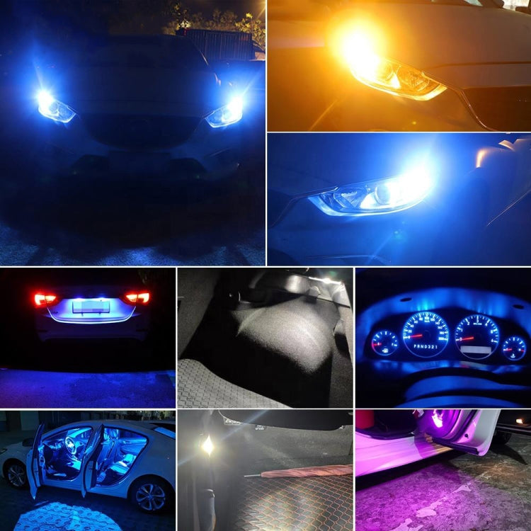 4pcs T10 DC12V / 0.84W / 0.07A / 150LM Car Clearance Light 5LEDs SMD-3030 Lamp Beads with lens
