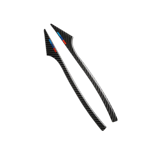 Three Color A Carbon Fiber Car Rearview Mirror Bumper Strip Decorative Sticker for BMW 5 Series E60 2008-2010 / F10 2011-2017 / F07 2010-2015 / F01 2010-2015, Rearview Mirror(Three ColorA), Rearview Mirror, Rearview Mirror(Three ColorB)