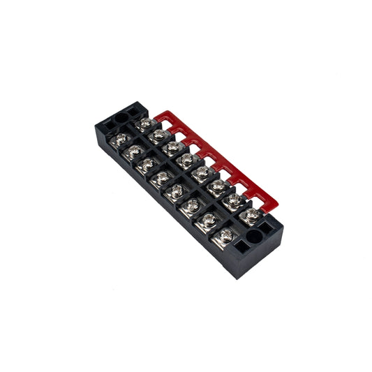 5 PCS Car 8-way 25A TB-2508 Dual Row Power Terminal Connector + 8-position Connection Strip with Cover, 8-way 25A