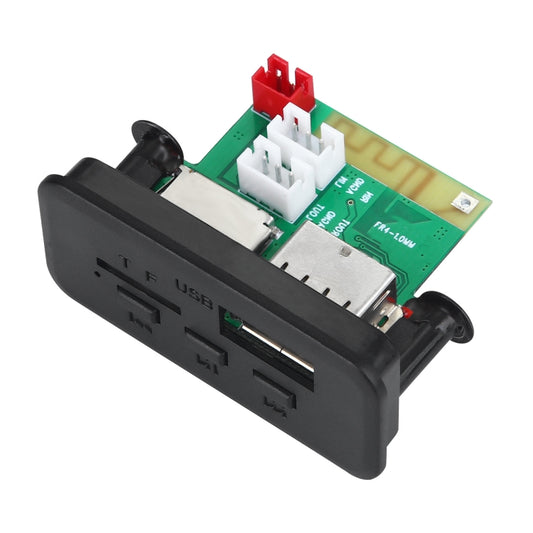 Carte décodeur MP3 audio 12 V pour voiture, radio FM, carte TF, USB, AUX, avec Bluetooth, 38, 38 (Blanc)