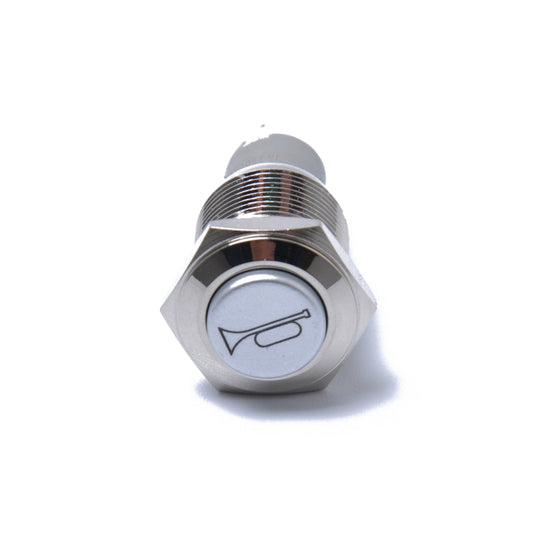 Momentary Reset Switch Push Button 16mm 12V for Car Motorcycle Horn Speaker, Horn Speaker