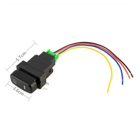 Car Fog Light On-Off Button Switch for Mitsubishi, with Cable, For Mitsubishi, with Cable