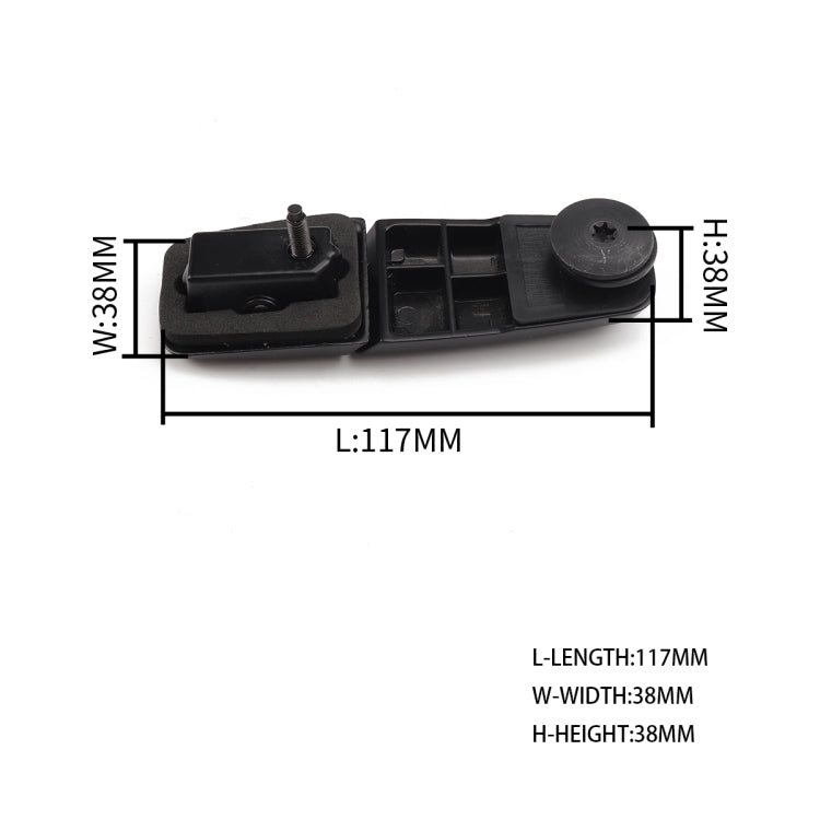 2 PCS Car Windshield Rear Liftgate Glass Hinge YL8Z78420A68BA for Ford, YL8Z78420A68BA