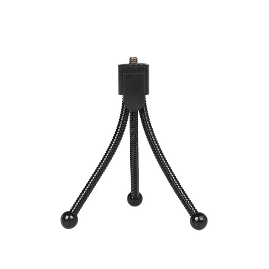 Mini Metal Desktop Tripod Mount with UNC1/4 screw interface, Max Load: 0.6kg, Mini Metal Desktop
