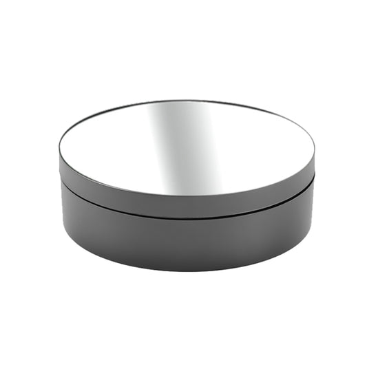 12cm 360 Degree Rotating Turntable Mirror Electric Display Stand Video Shooting Props Turntable, Load: 3kg, 12cm Mirror Black, 12cm Mirror White