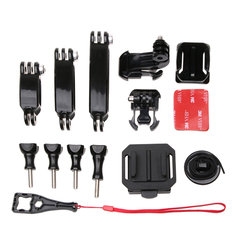 Helmet Front Mount Bundle Set for GoPro, Insta360, DJI and Other Action Cameras, Mount Bundle Set