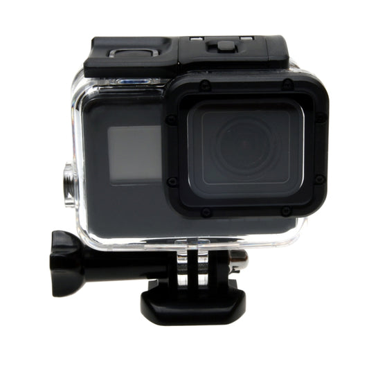 For GoPro HERO6 /5 30m Waterproof Housing Protective Case + Hollow Back Cover with Buckle Basic Mount & Screw, No Need to Disassemble Lens(GP413), Housing Case+ Back cover