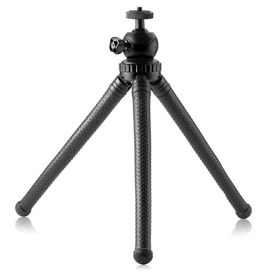 W1 Mini Octopus Flexible Tripod Holder with Ball Head for SLR Cameras, GoPro, Phones, W1