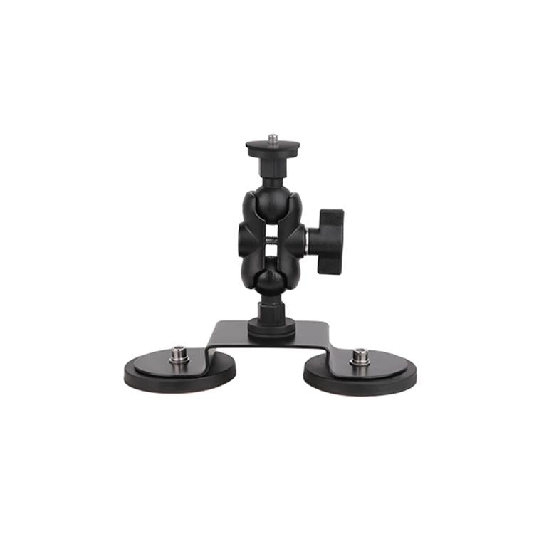 Dual-Leg Magnetic Base 1/4 Screw Fixed Mount Holder for GoPro and Other Action Cameras, 1/4 Screw Fixed Mount