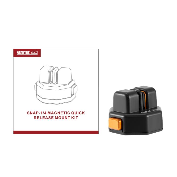 STARTRC VCR Snap-Mag Quick Release Base Mount Adapter For GoPro, Quick Release Base