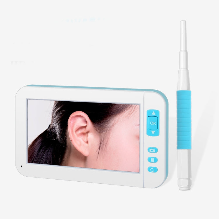 C01 4.3 Inch Screen Display HD1080P Visual Earspoon Endoscope with 6 LEDs, Diameter:5.5mm, C01 5.5mm