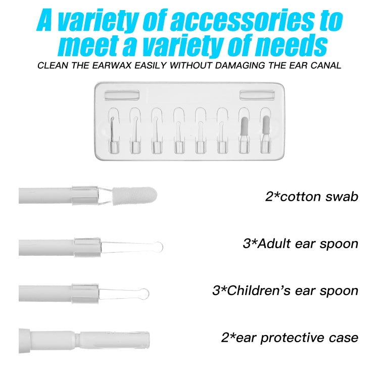 C01 4.3 Inch Screen Display HD1080P Visual Earspoon Endoscope with 6 LEDs, Diameter:5.5mm, C01 5.5mm