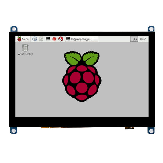 Waveshare 5 inch Slimmed-down Version 800 x 480 Toughened Glass Panel Capacitive Touch Screen LCD (H), 5 inch