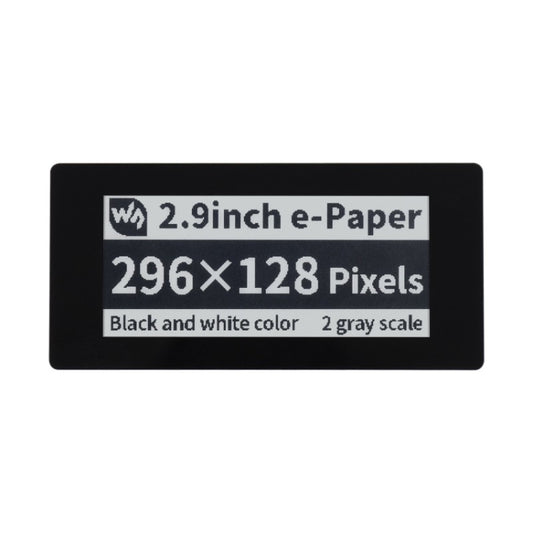 Waveshare 2.9 inch 296 x 128 Pixel 5-Points Capacitive Touch Black / White E-Paper E-Ink Display HAT for Raspberry Pi Pico, SPI Interface, 19967