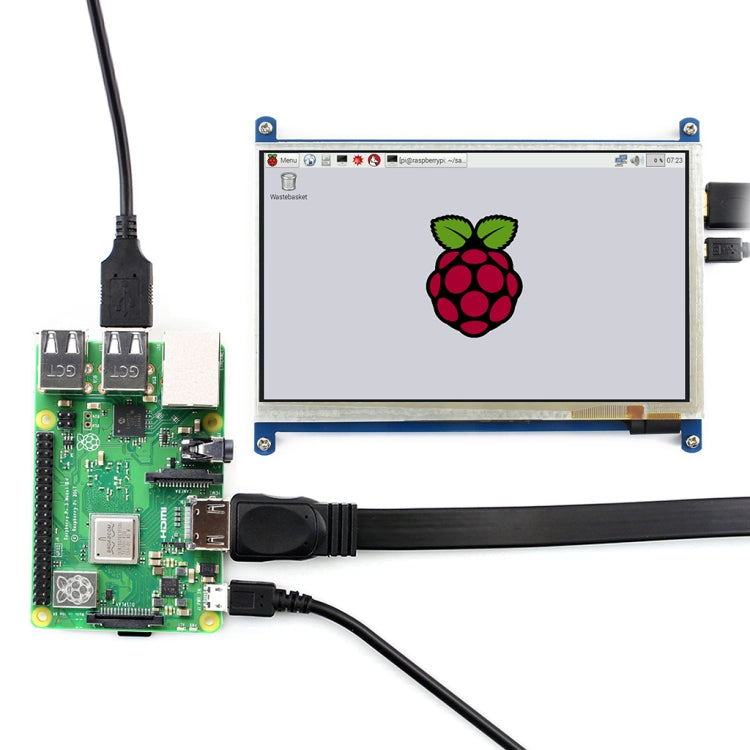 WAVESHARE 7 Inch HDMI LCD (B) 800×480 Touch Screen for Raspberry Pi