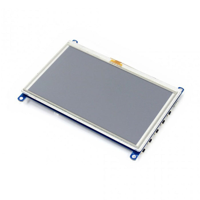 WAVESHARE 5 Inch HDMI LCD (G) 800x480 Touch Screen for Raspberry Pi Supports Various Systems, 5 Inch HDMI LCD (G)
