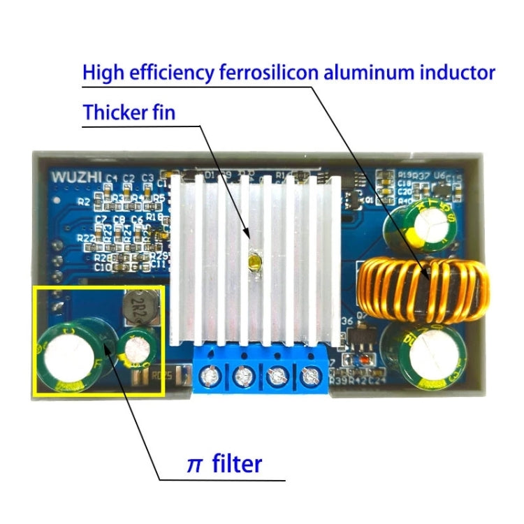 ZK-4KX CNC DC-DC Buck Boost Converter Module CC CV 0.5-30V 4A Adjustable Step Down Up Voltage Regulator, 0.5-30V