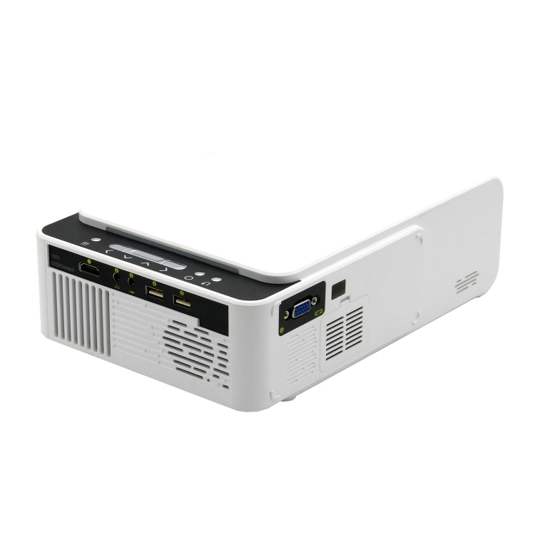 T5 100ANSI Lumens 800x400 Resolution 480P LED+LCD Technology Smart Projector, Support HDMI / SD Card / 2 x USB / Audio 3.5mm, Ordinary Version