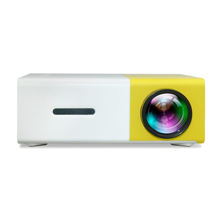 YG300 400LM Portable Mini Home Theater LED Projector with Remote Controller, Support HDMI, AV, SD, USB Interfaces, (Built-in 1300mAh Lithium battery)