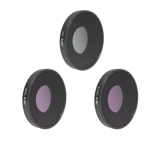 JSR 3-in-1 CPL ND8 ND16 Objektivfilter für DJI Osmo Action 3, 3-in-1