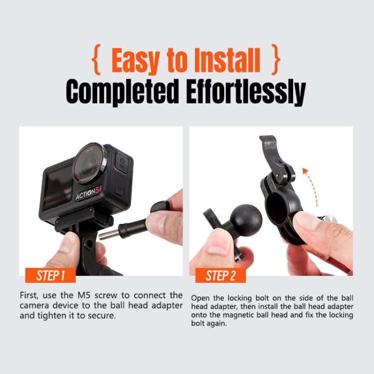 STARTRC Magnetic Backpack Clip Mount for DJI Osmo 360 / GoPro Action Cameras, Magnetic Backpack Clip
