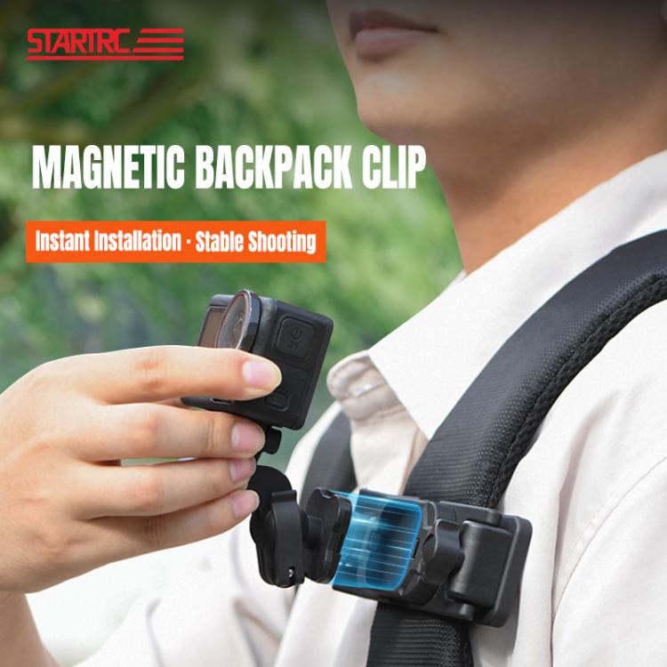 STARTRC Magnetic Backpack Clip Mount for DJI Osmo 360 / GoPro Action Cameras, Magnetic Backpack Clip