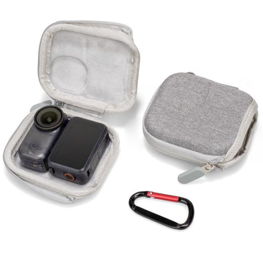 For DJI Osmo Nano Half-open Mini Body PU Storage Bag, For DJI Osmo Nano Black, For DJI Osmo Nano Grey