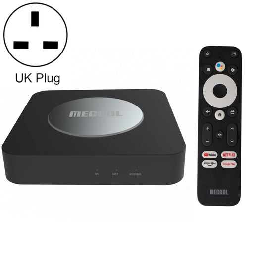 MECOOL KM2 Plus 4K Smart TV BOX Android 11.0 Media Player with Remote Control, Amlogic S905X2 Quad Core, RAM: 2GB, ROM: 16GB, EU Plug