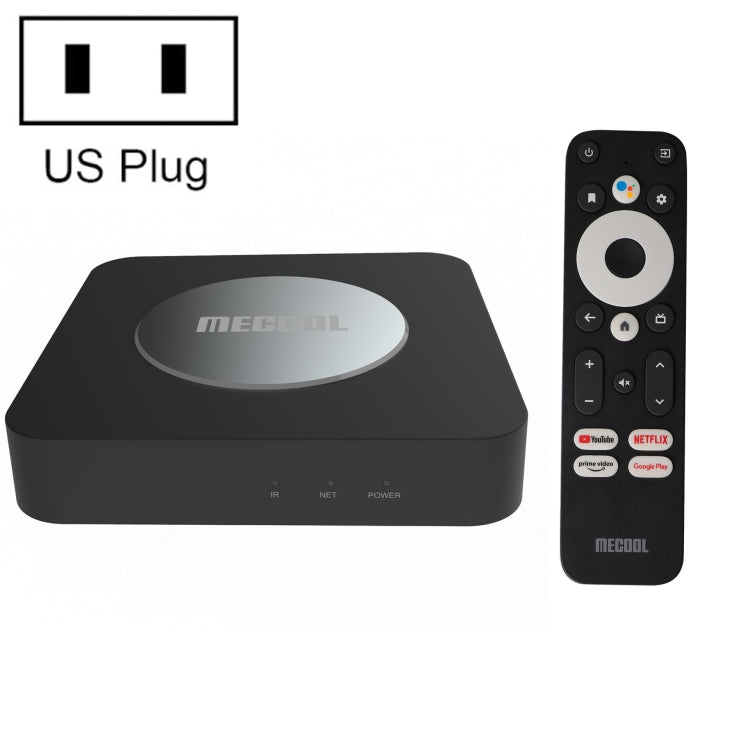 MECOOL KM2 Plus 4K Smart TV BOX Android 11.0 Media Player with Remote Control, Amlogic S905X2 Quad Core, RAM: 2GB, ROM: 16GB, EU Plug, KM2 Plus