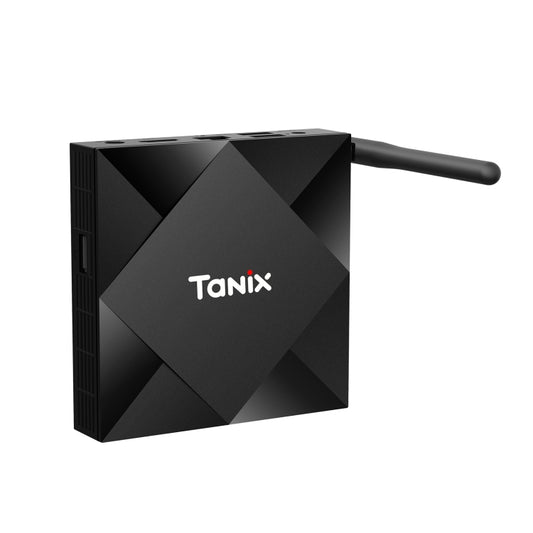 TANIX TX6s 4K Smart TV BOX Android 10 Media Player with Remote Control, Quad Core Allwinner H616, RAM: 4GB, ROM: 32GB, 2.4GHz/5GHz WiFi, Bluetooth, EU Plug, 4GB+32GB