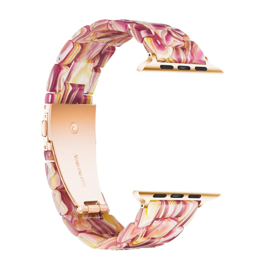 Einfaches Uhrenarmband aus Kunstharz für Apple Watch Series 4 40mm & Series 3 & 2 & 1 38mm, für Apple Watch Series 4 44mm & Series 3 & 2 & 1 42mm