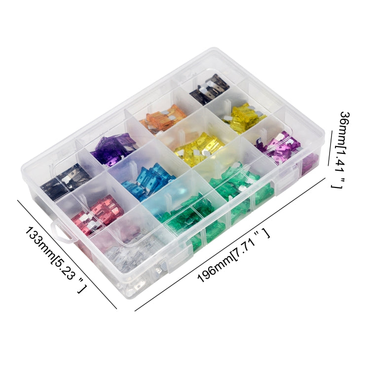 WUPP ZH-1094B1 120 PCS 2A-35A Car Fuse Set, ZH-1094B1 120pcs/set
