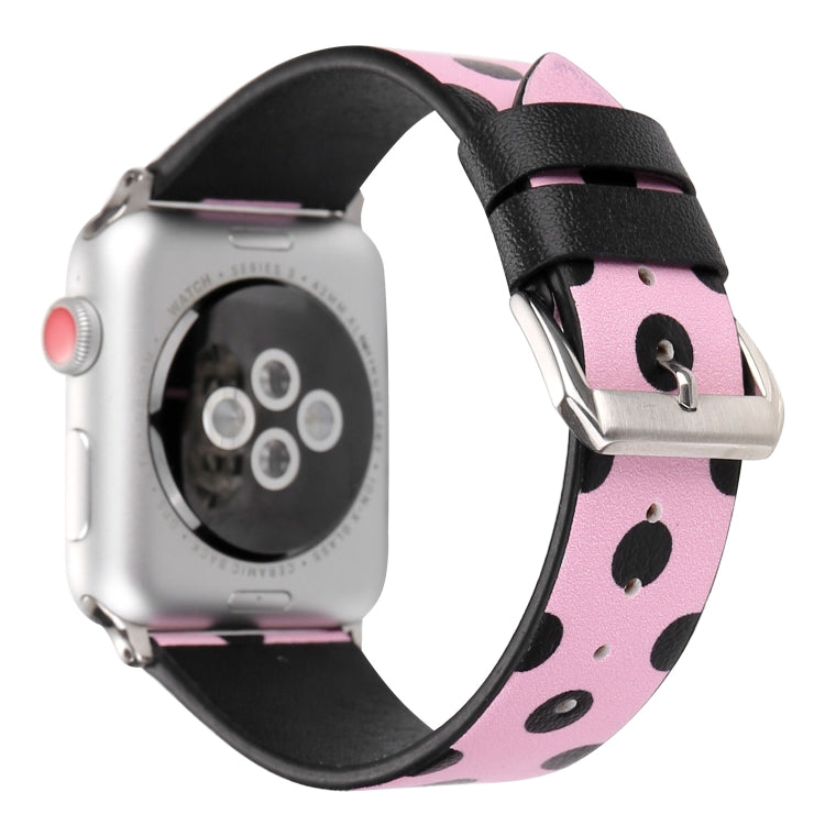 Fashion Dot Series Watchband For Apple Watch Series 6 & SE & 5 & 4 40mm / 3 & 2 & 1 38mm, For Apple Watch Series 7 41mm / 6 & SE & 5 & 4 40mm / 3 & 2 & 1 38mm, For Apple Watch Series 8&7 41mm / SE 2&6&SE&5&4 40mm / 3&2&1 38mm