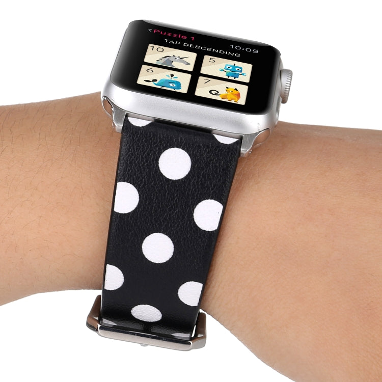 Fashion Dot Series Watchband For Apple Watch Series 6 & SE & 5 & 4 40mm / 3 & 2 & 1 38mm, For Apple Watch Series 7 41mm / 6 & SE & 5 & 4 40mm / 3 & 2 & 1 38mm, For Apple Watch Series 8&7 41mm / SE 2&6&SE&5&4 40mm / 3&2&1 38mm