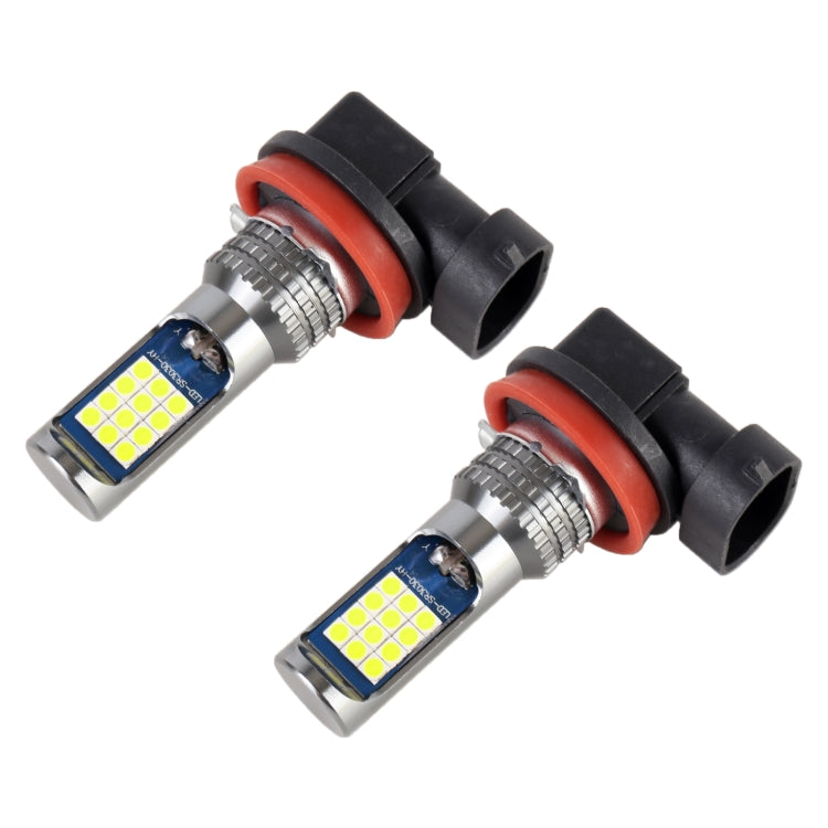 2 PCS DC12-24V / 8.6W Car Fog Lights with 24LEDs SMD-3030 & Constant Current, Bag Packagin, 9005, 9006, H11 / H8