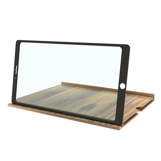 12 Inch Log HD Mobile Phone Screen Amplifier, Golden Wood Grain, Coffee Wood Grain, White Wood Grain, Black Wood Grain