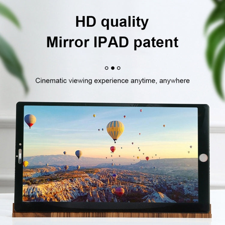 12 Inch Log HD Mobile Phone Screen Amplifier, Golden Wood Grain, Coffee Wood Grain, White Wood Grain, Black Wood Grain