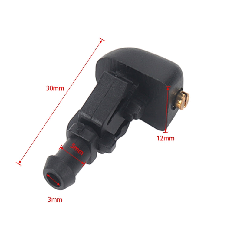 2 PCS Front Windshield Washer Wiper Jet Water Spray Nozzle 3W7Z17603AA for Ford F-150, For Ford F-150
