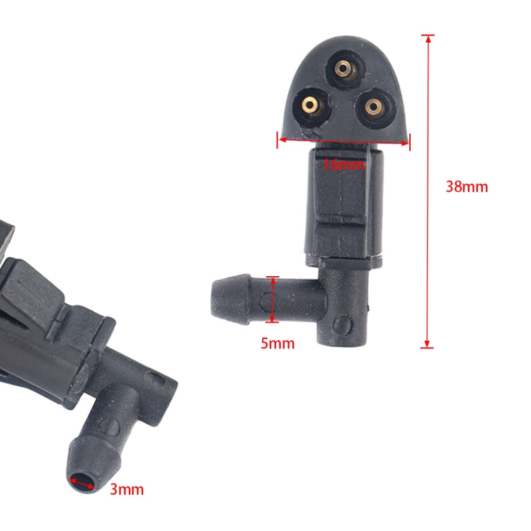2 PCS Front Windshield Washer Wiper Jet Water Spray Nozzle 94556605 for Chevrolet Cruze 2009-2014, For Chevrolet Cruze 2009-2014