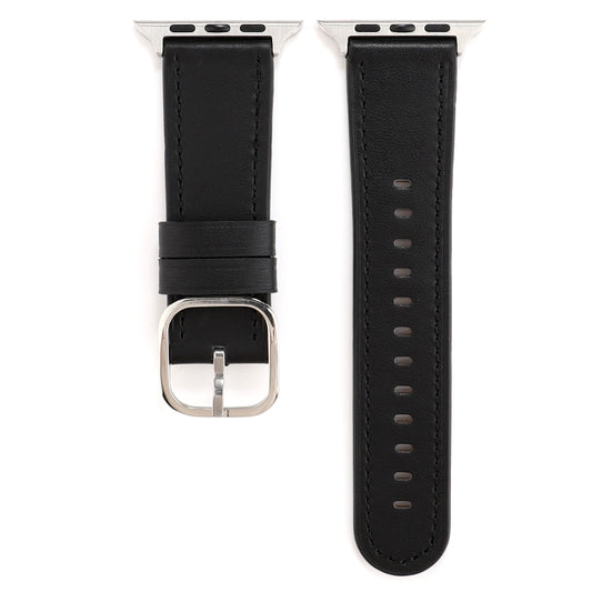 Modern Style Schnalle Echtlederarmband, für Apple Watch Series 7 41mm / 6 & SE & 5 & 4 40mm / 3 & 2 & 1 38mm, für Apple Watch Series 7 45mm / 6 & SE & 5 & 4 44mm / 3 & 2 & 1 42mm