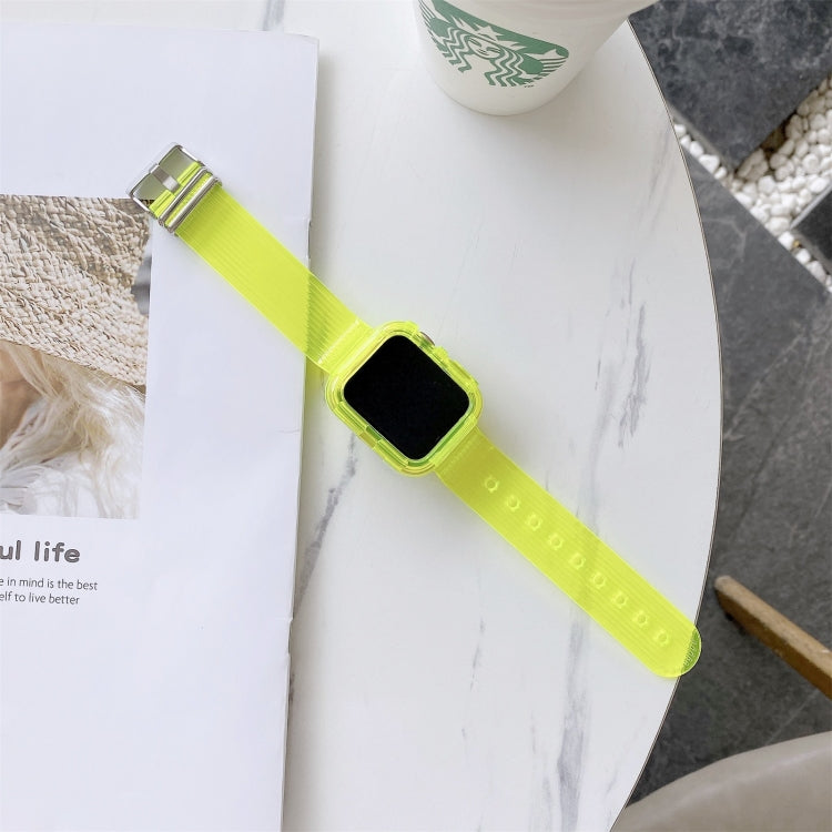 Candy Color Transparent TPU Watchband For Apple Watch Series 6 & SE & 5 & 4 44mm, For Apple Watch Series 7 45mm / & 6 & SE & 5 & 4 44mm