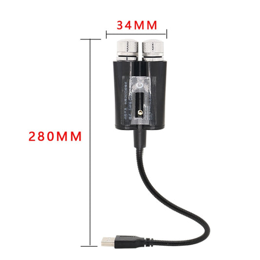 Car Two-color USB Star Dome Light Atmosphere Laser Projection Decorative Light, Constantly Bright Version, Constantly Bright (Red Blue), Constantly Bright (Red Green)