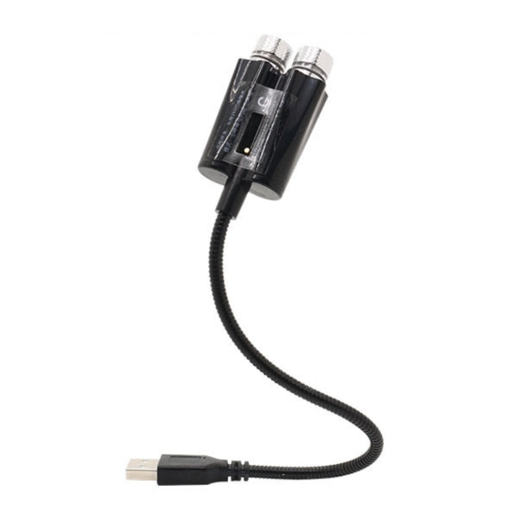 Car Two-color USB Star Dome Light Atmosphere Laser Projection Decorative Light, Constantly Bright Version, Constantly Bright (Red Blue), Constantly Bright (Red Green)