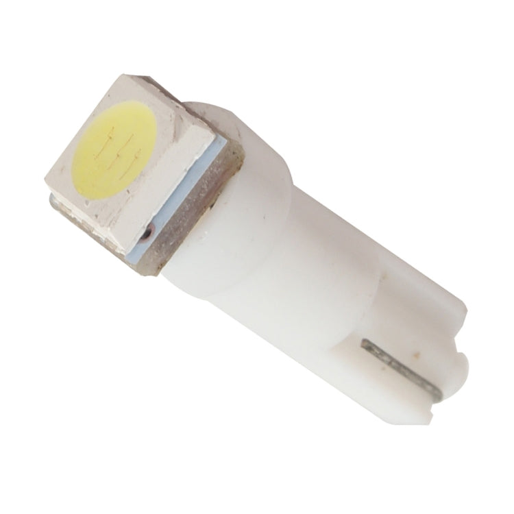 30 PCS T5 1LED SMD-5050 Car Modification LED Indicator Light White Light, A3896